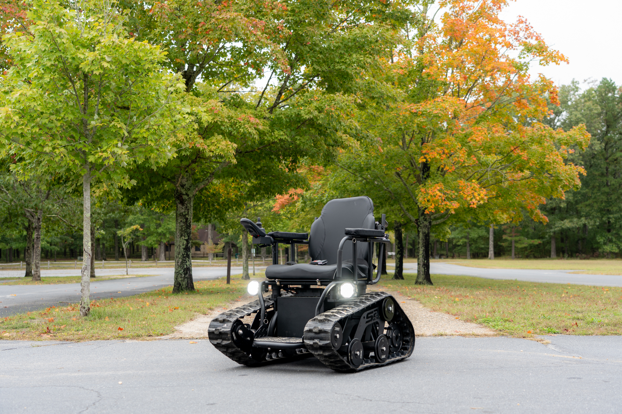 A powered wheelchair