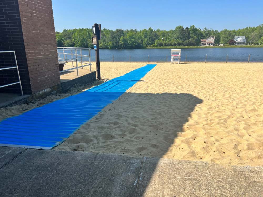 each with ADA beach mat
